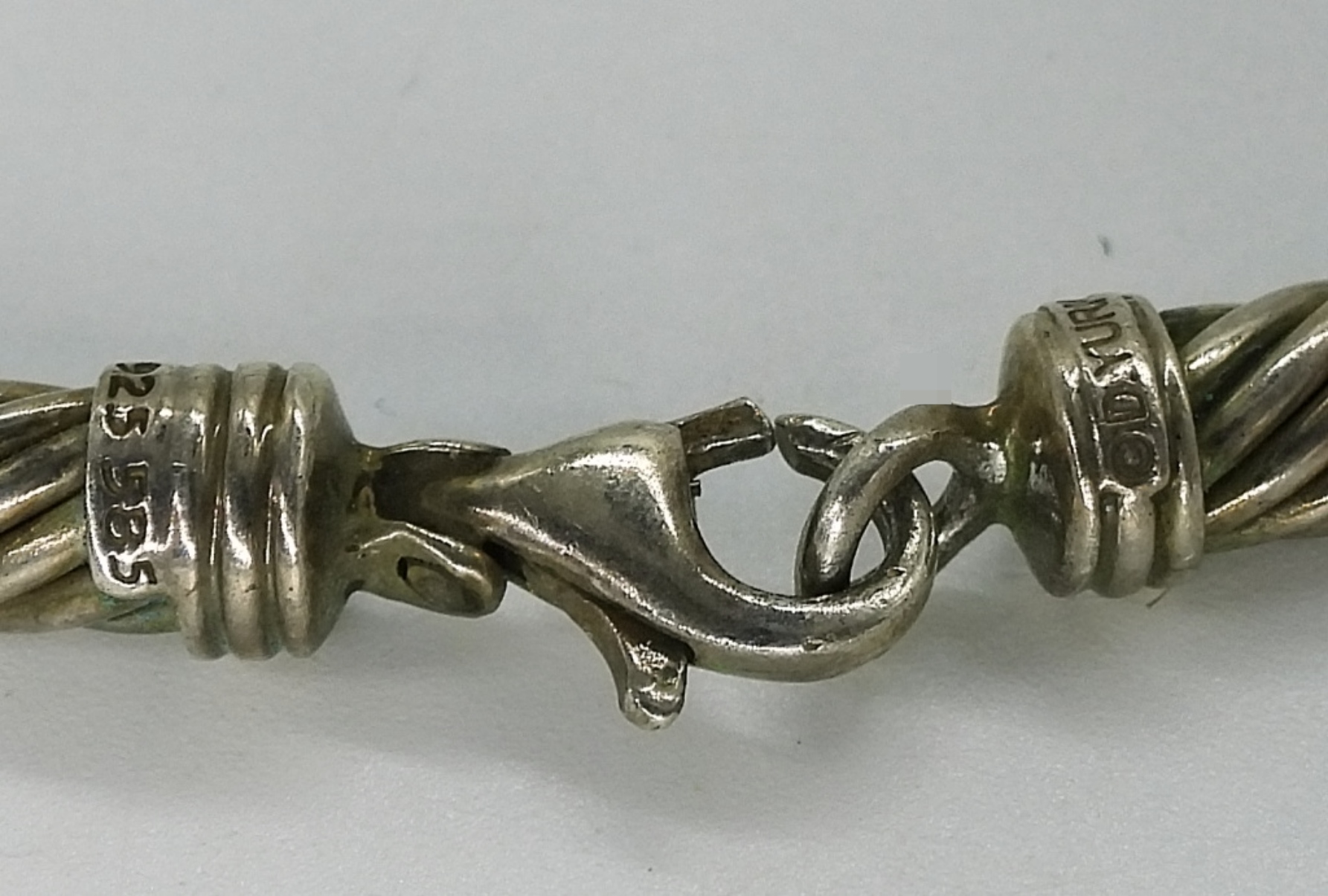 David Yurman Sterling / 14K Gold Necklace