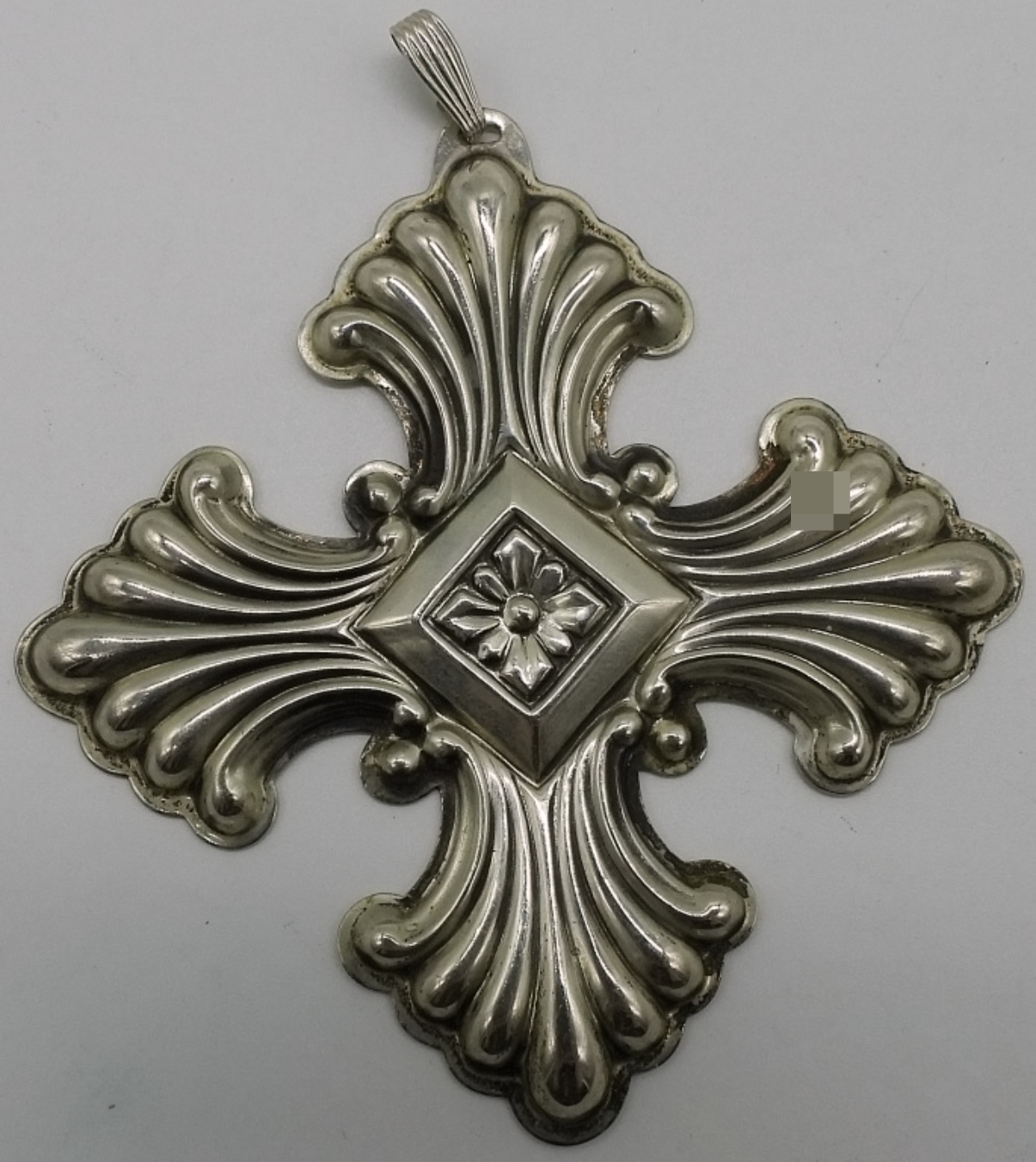 Reed & Barton Sterling Christmas Cross Ornament