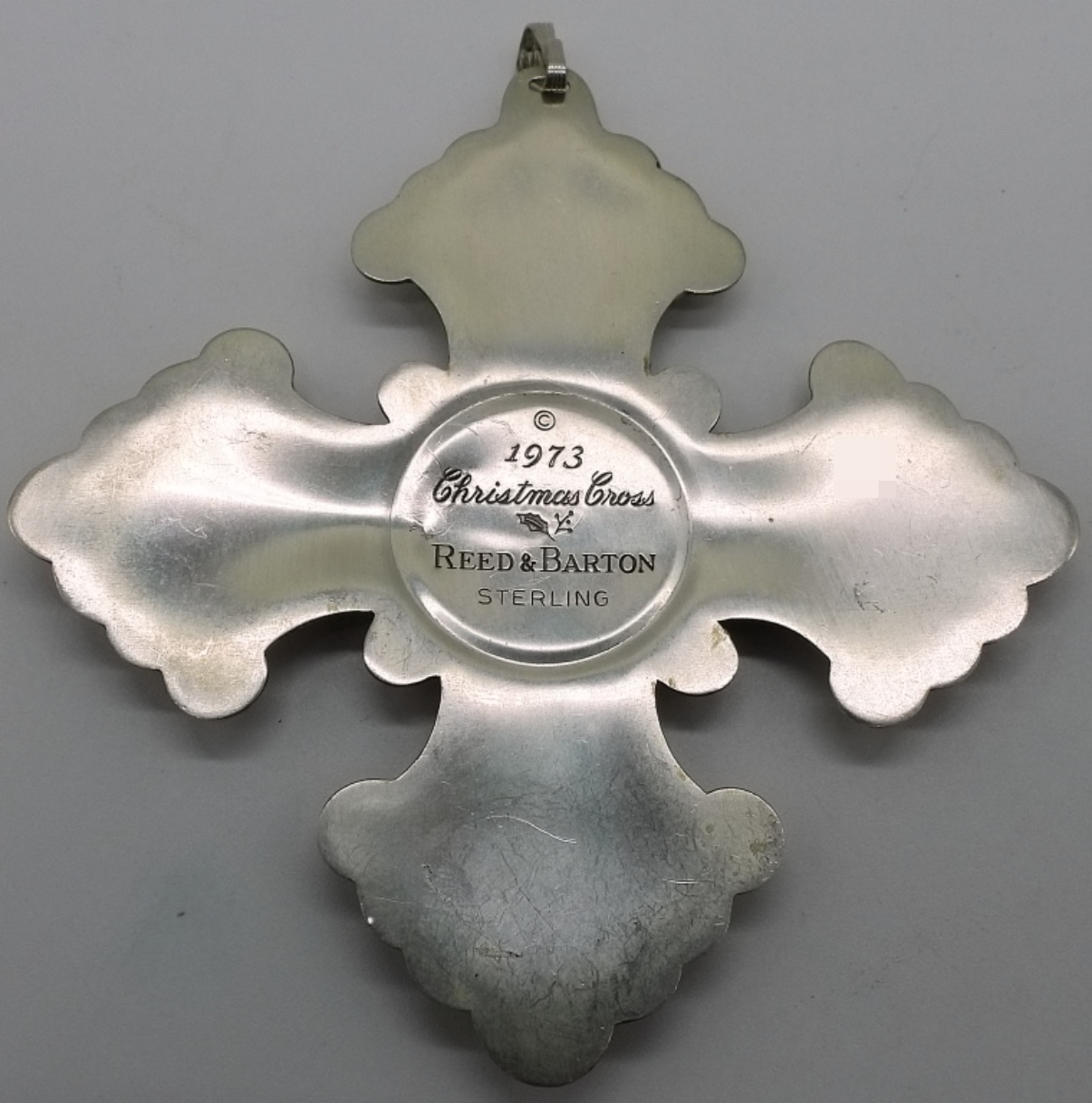 Reed & Barton Sterling Christmas Cross Ornament