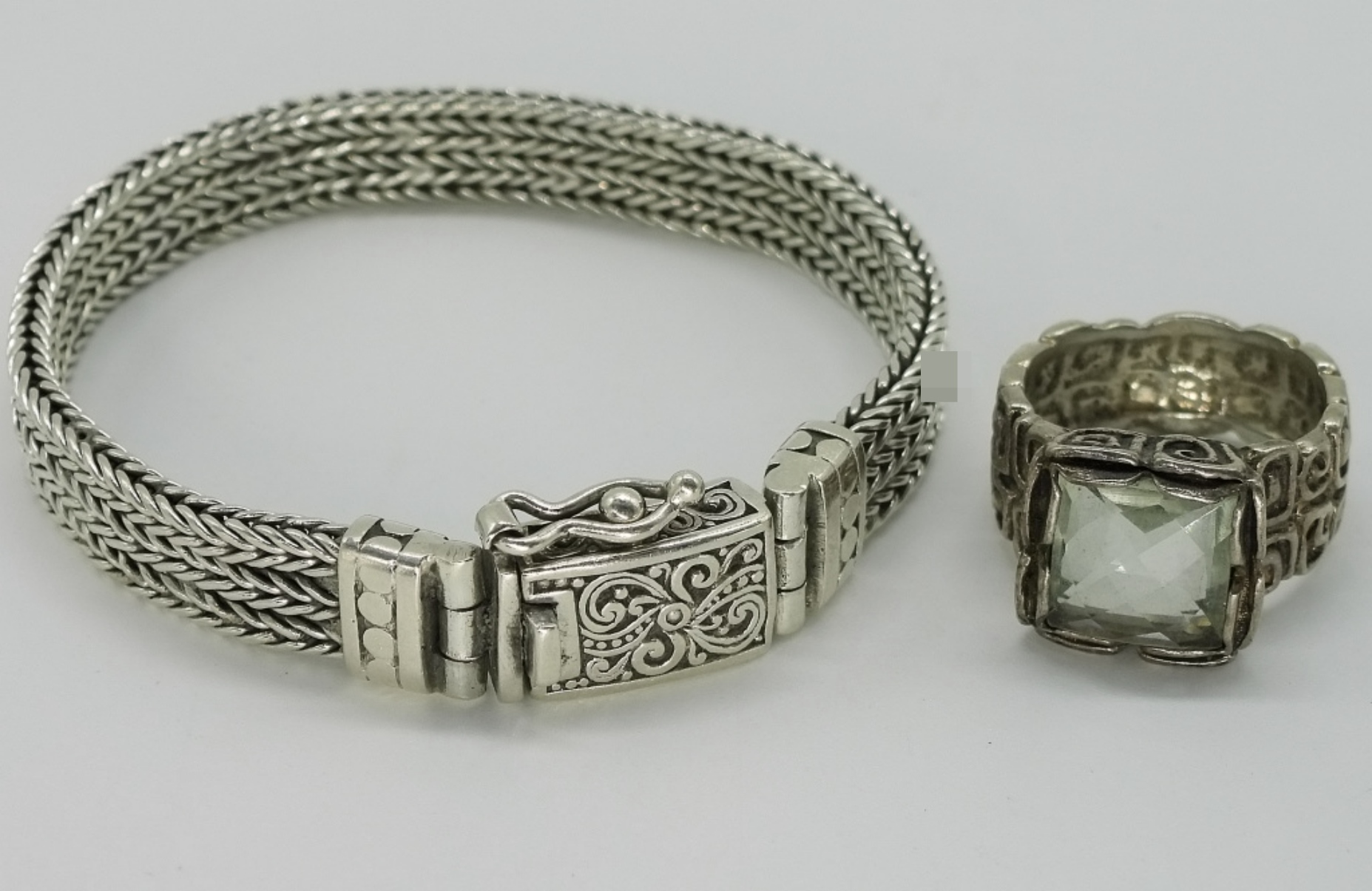 Sterling Bracelet and Ring