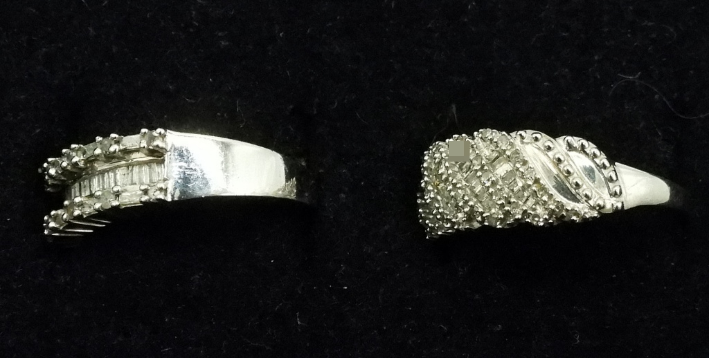 Genuine & Simulated Diamond 925 Rings