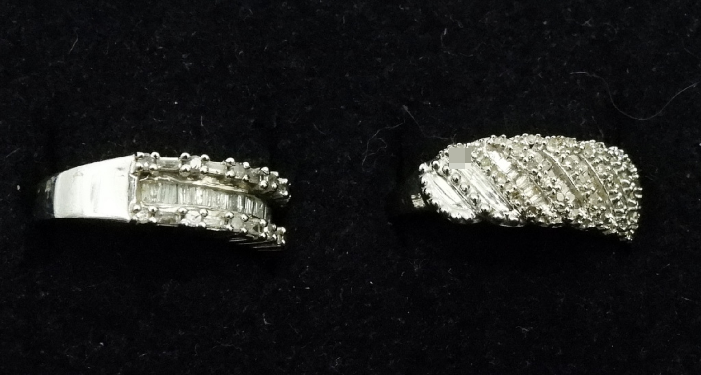 Genuine & Simulated Diamond 925 Rings