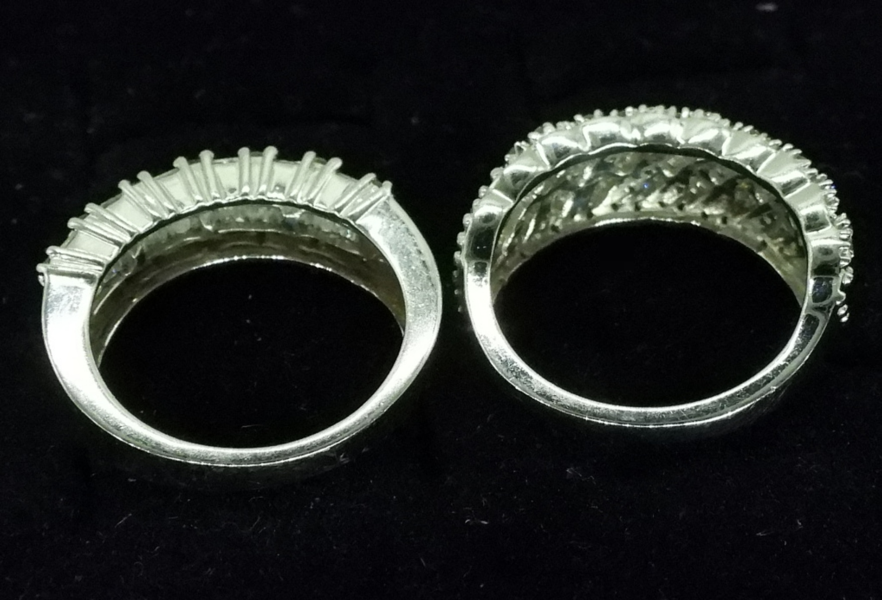 Genuine & Simulated Diamond 925 Rings