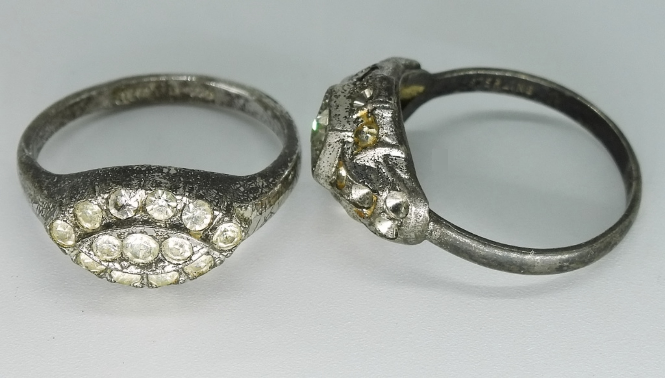 7 Vintage Sterling Rings