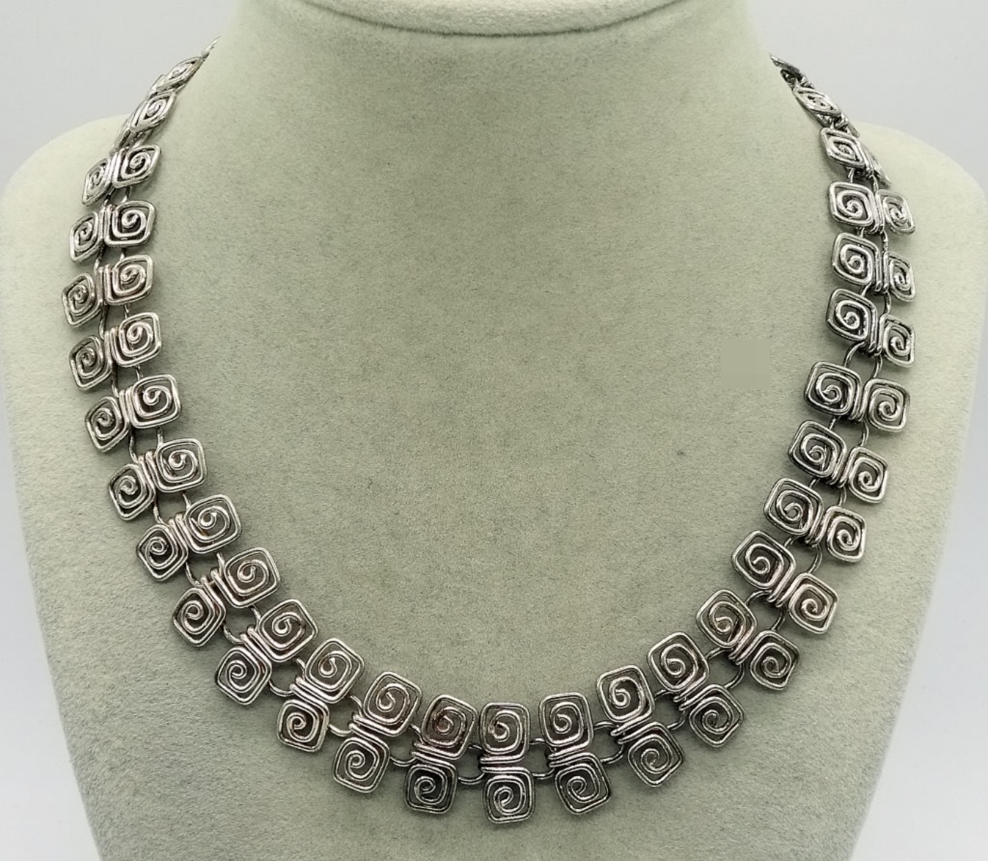 Spiral Link 925 Necklace