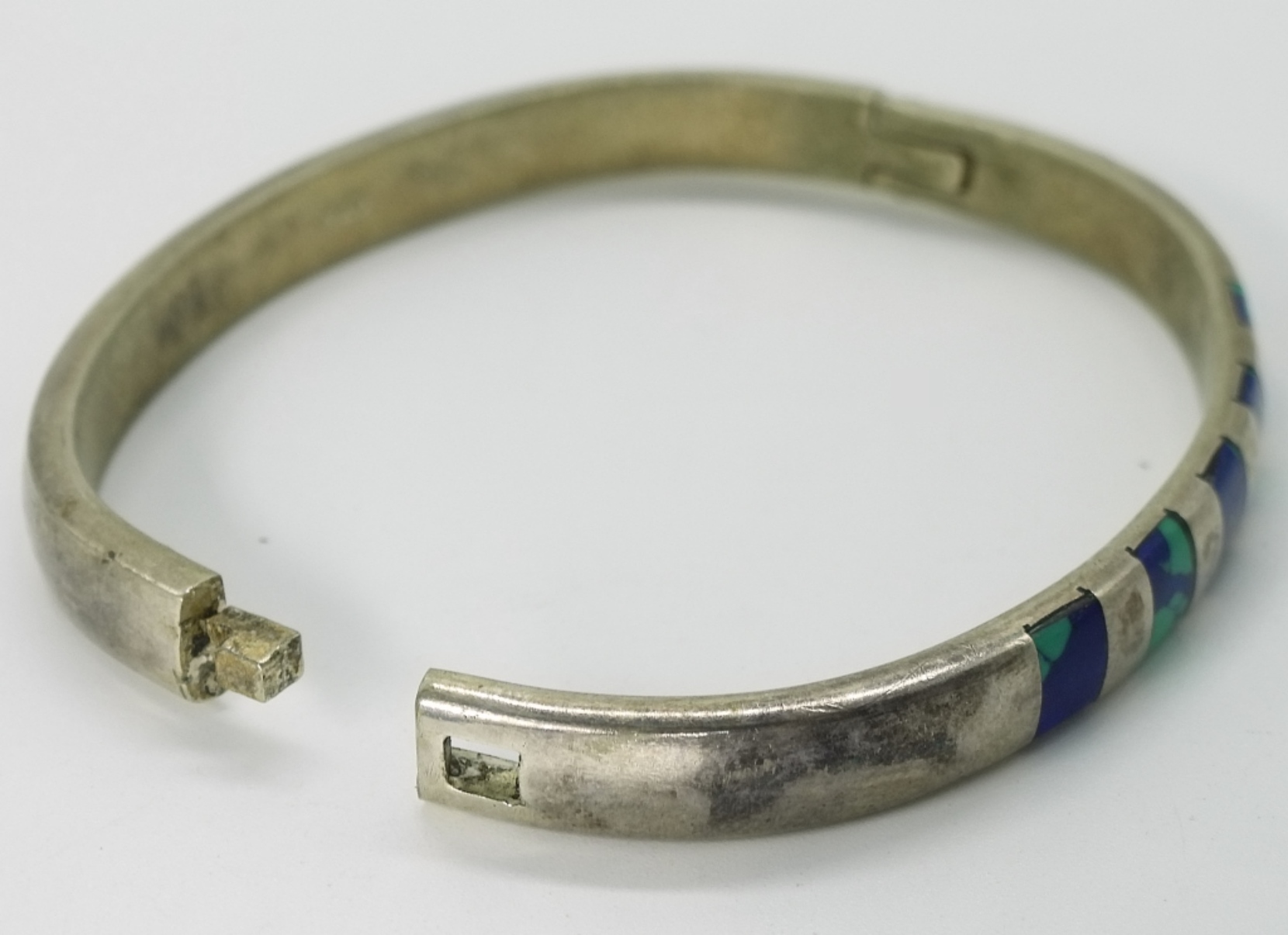 2 Small Mexico Sterling Bracelets