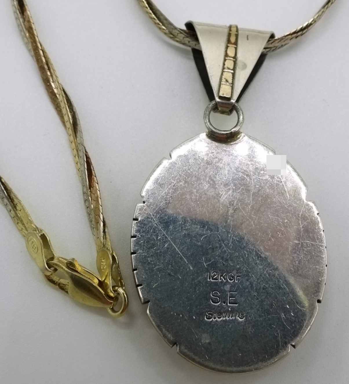 Navajo Sterling 12K Gold Filled Pendant
