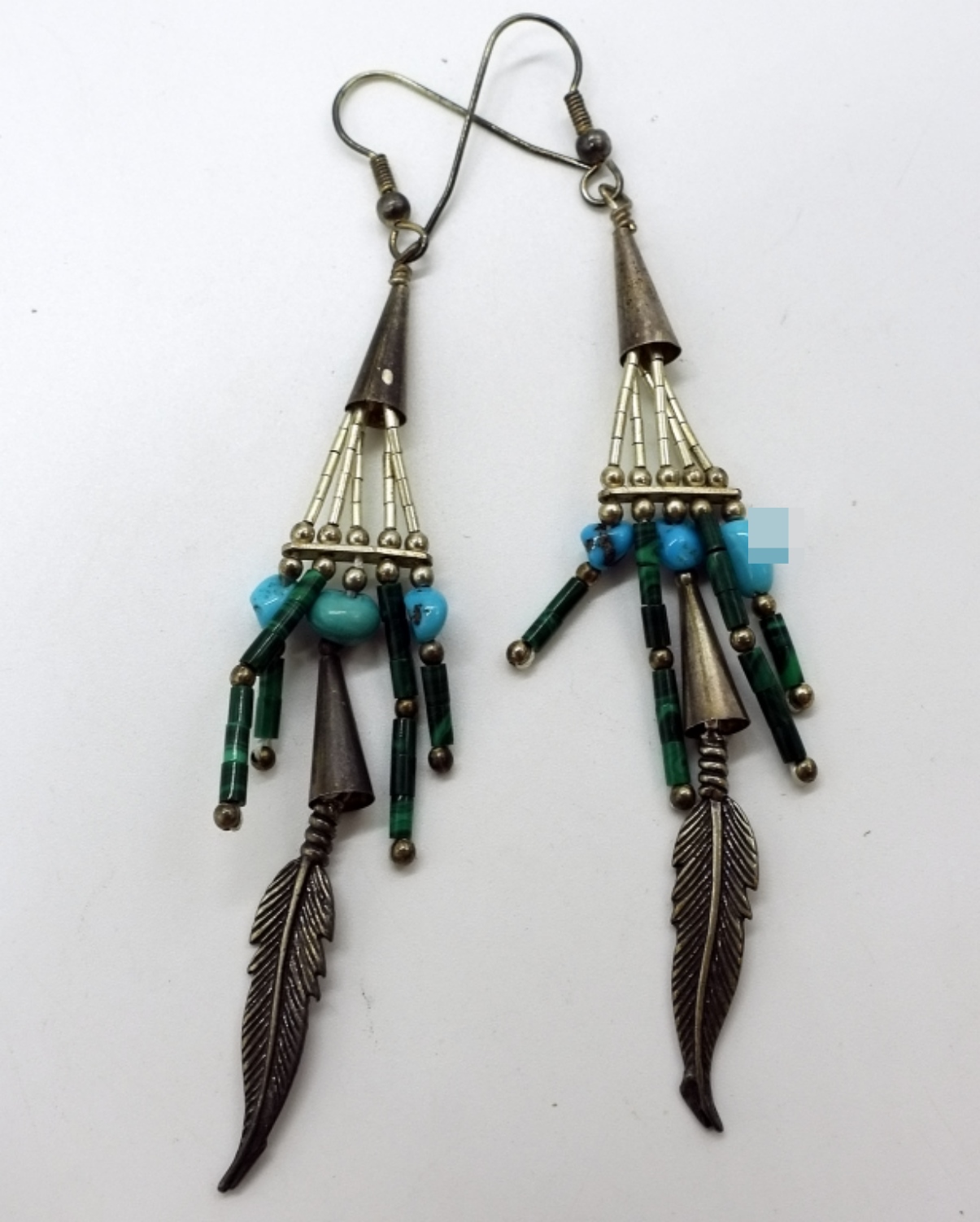 Liquid Sterling & Turquoise Statement Necklace