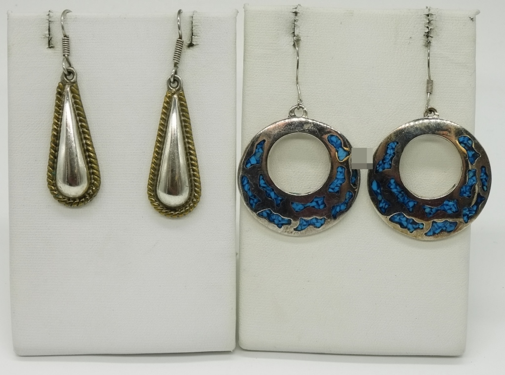 Taxco Mexico Sterling Pierced Earrings