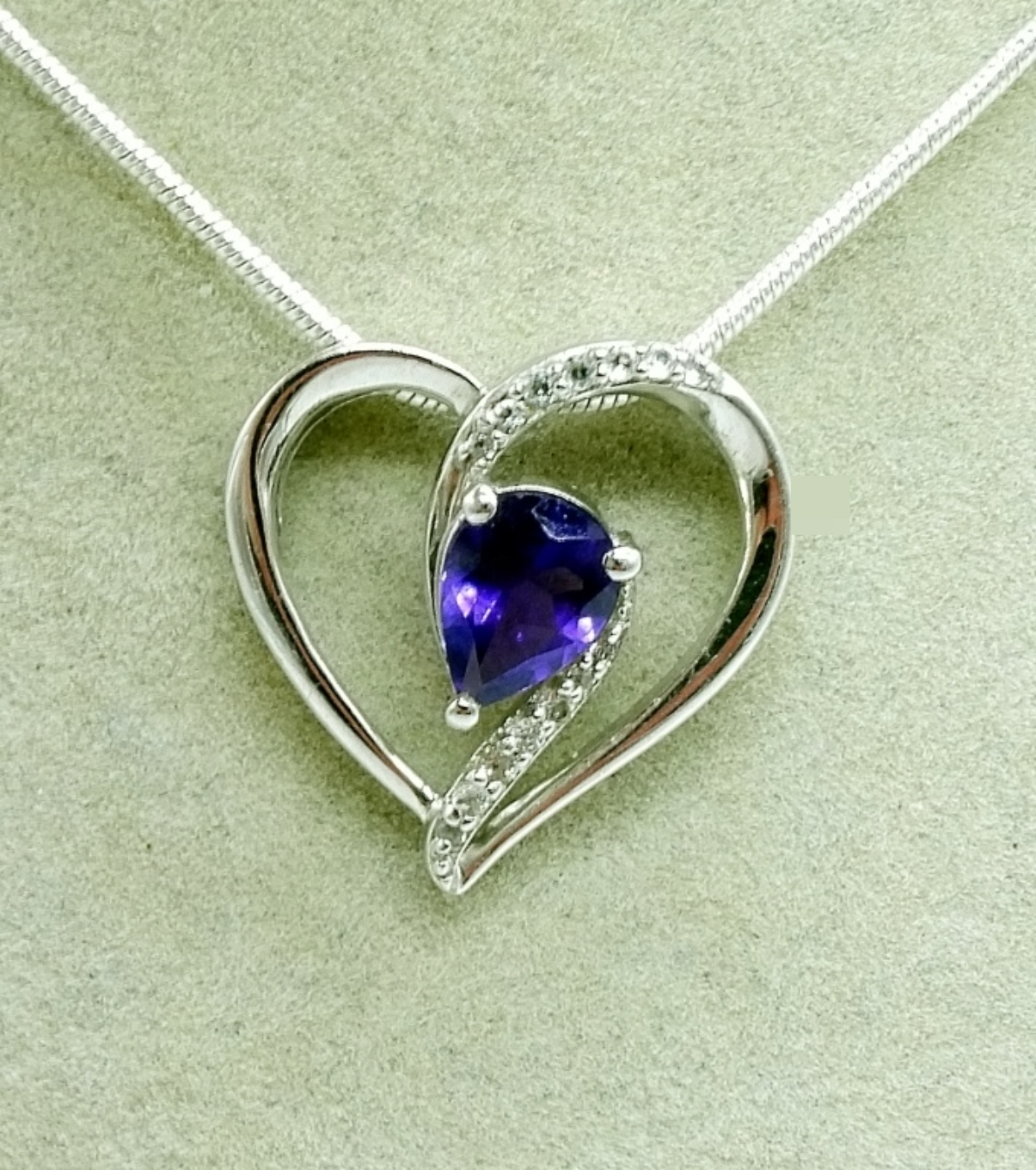 Amethyst & Jade 925 Necklaces