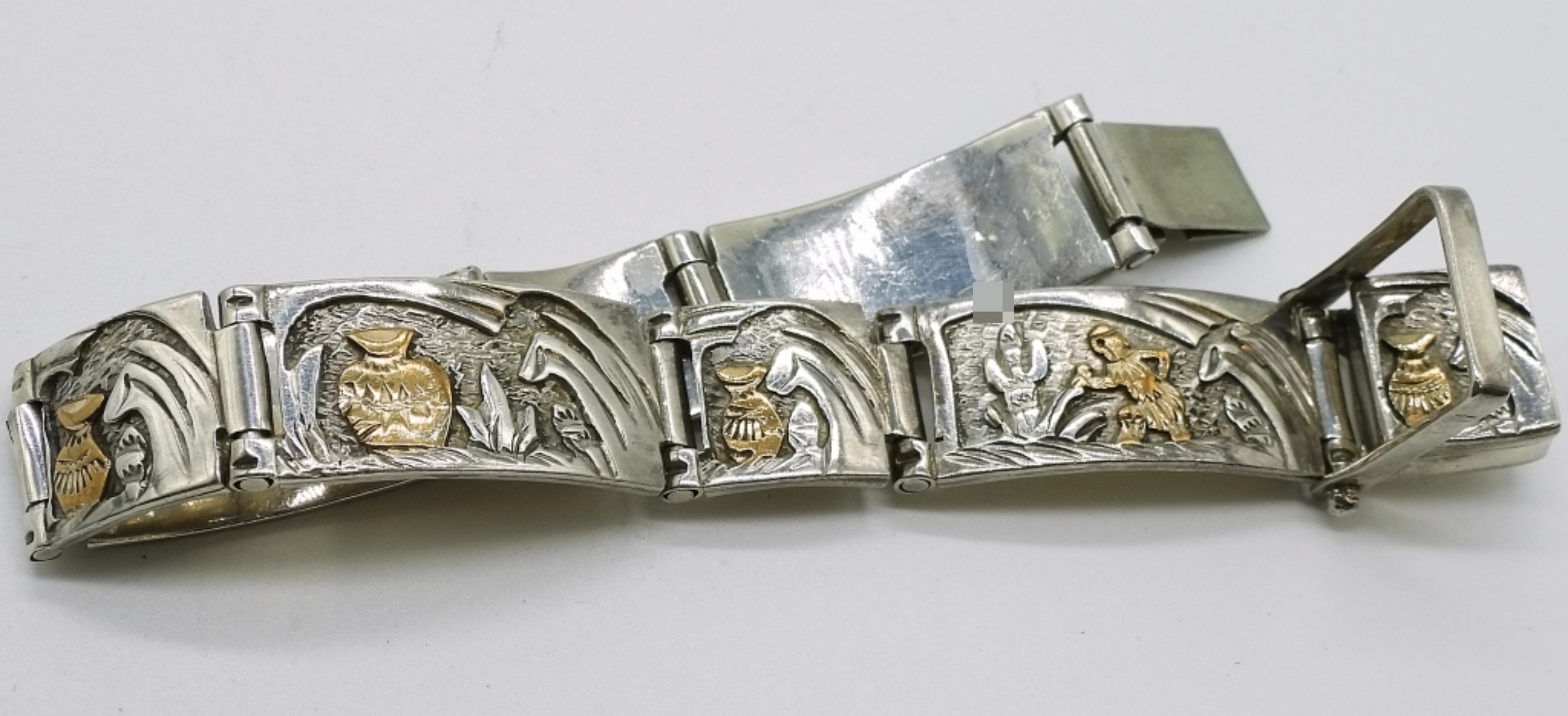 Sterling Silver Mixed Lot, Gold Accents