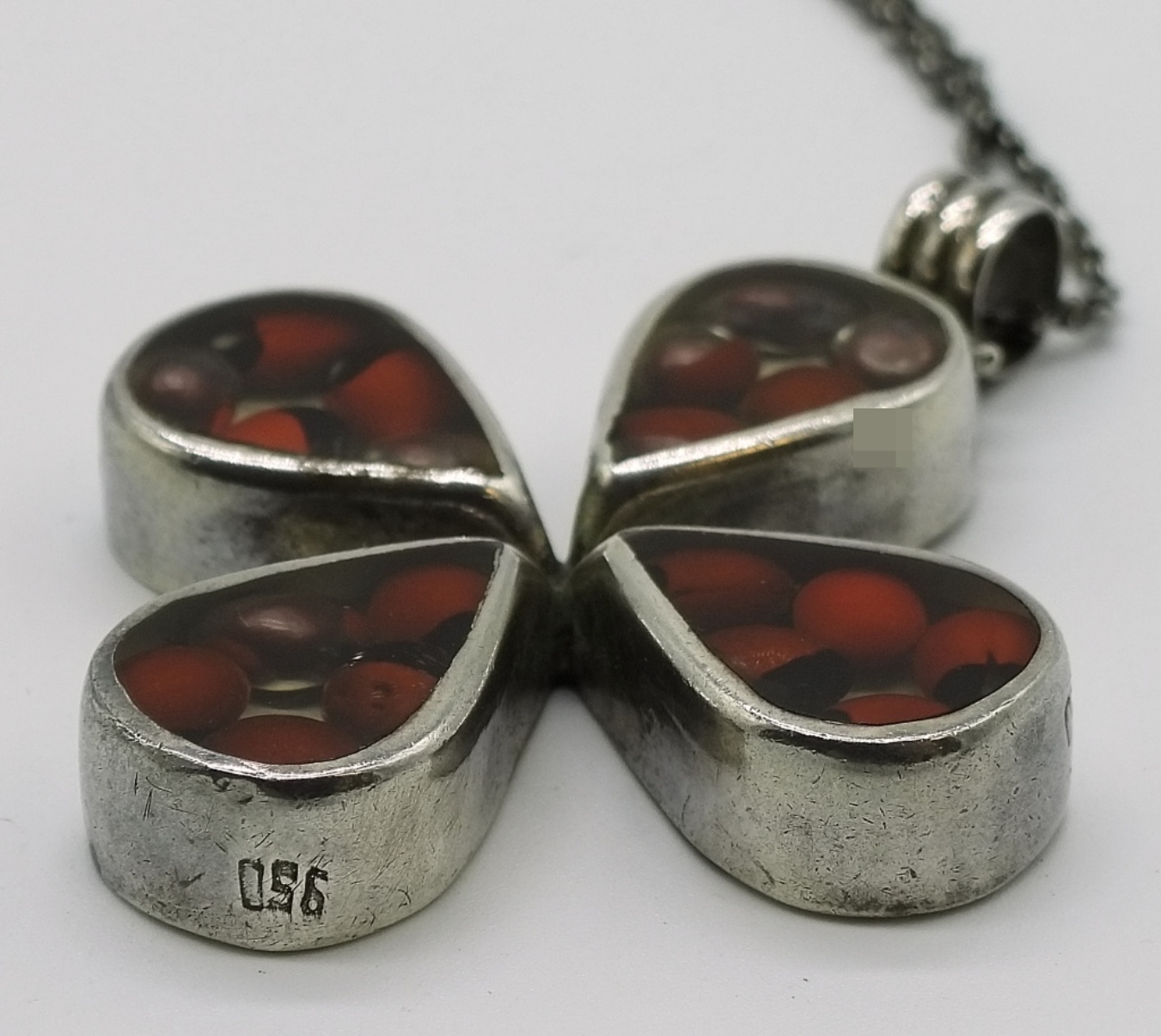 Sterling Huayrura Seed Jewelry Set, 950 & 925