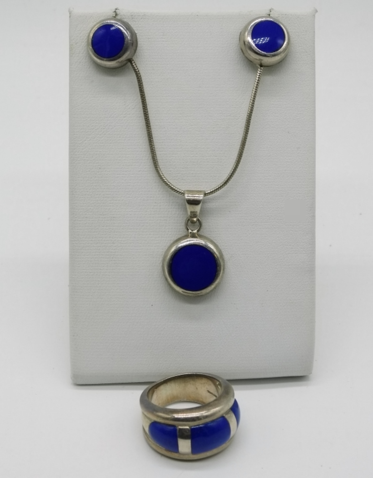 Sterling Lapis Lazuli Jewelry Set