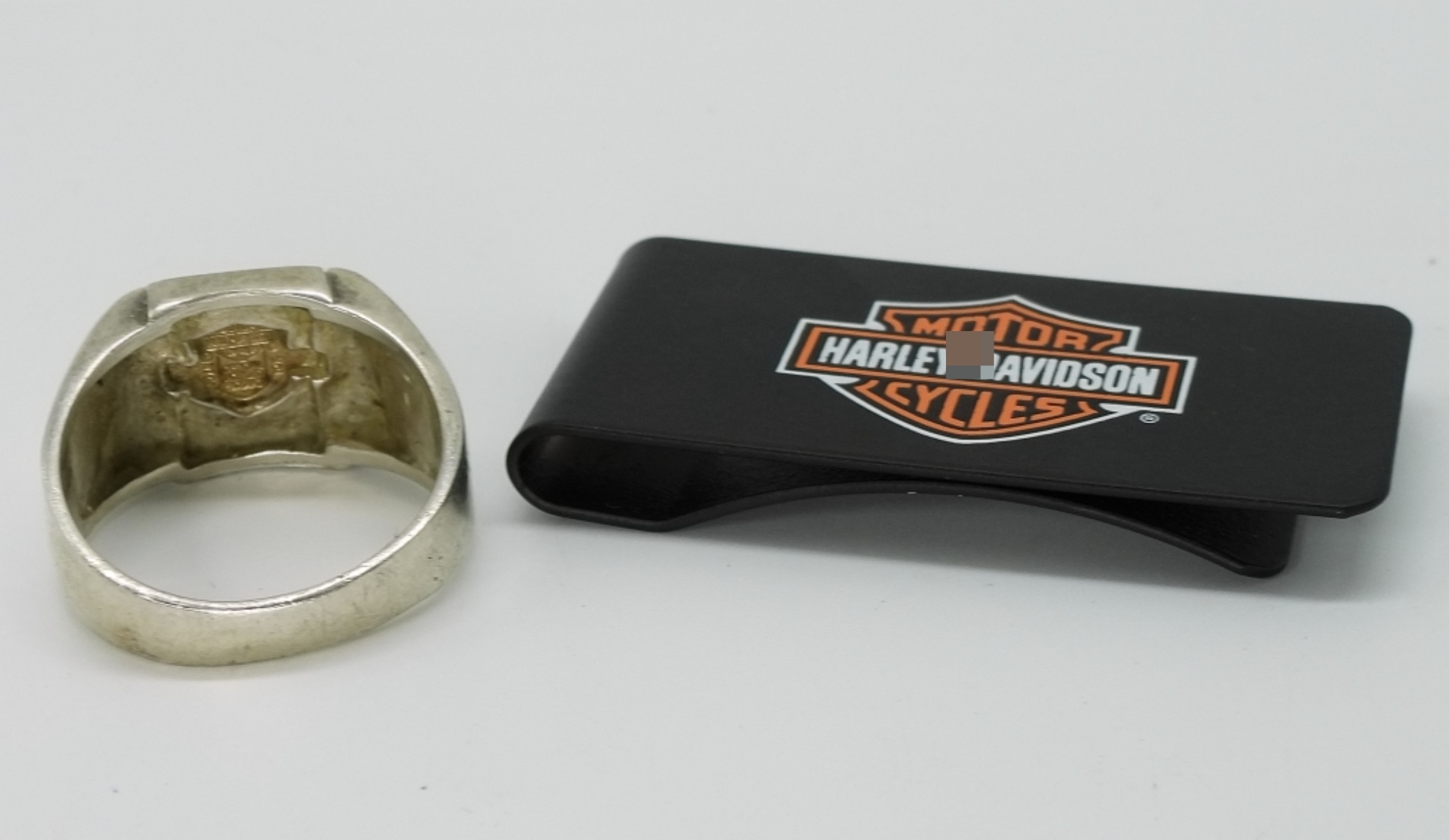 Harley Davidson 925 Ring & Money Clip