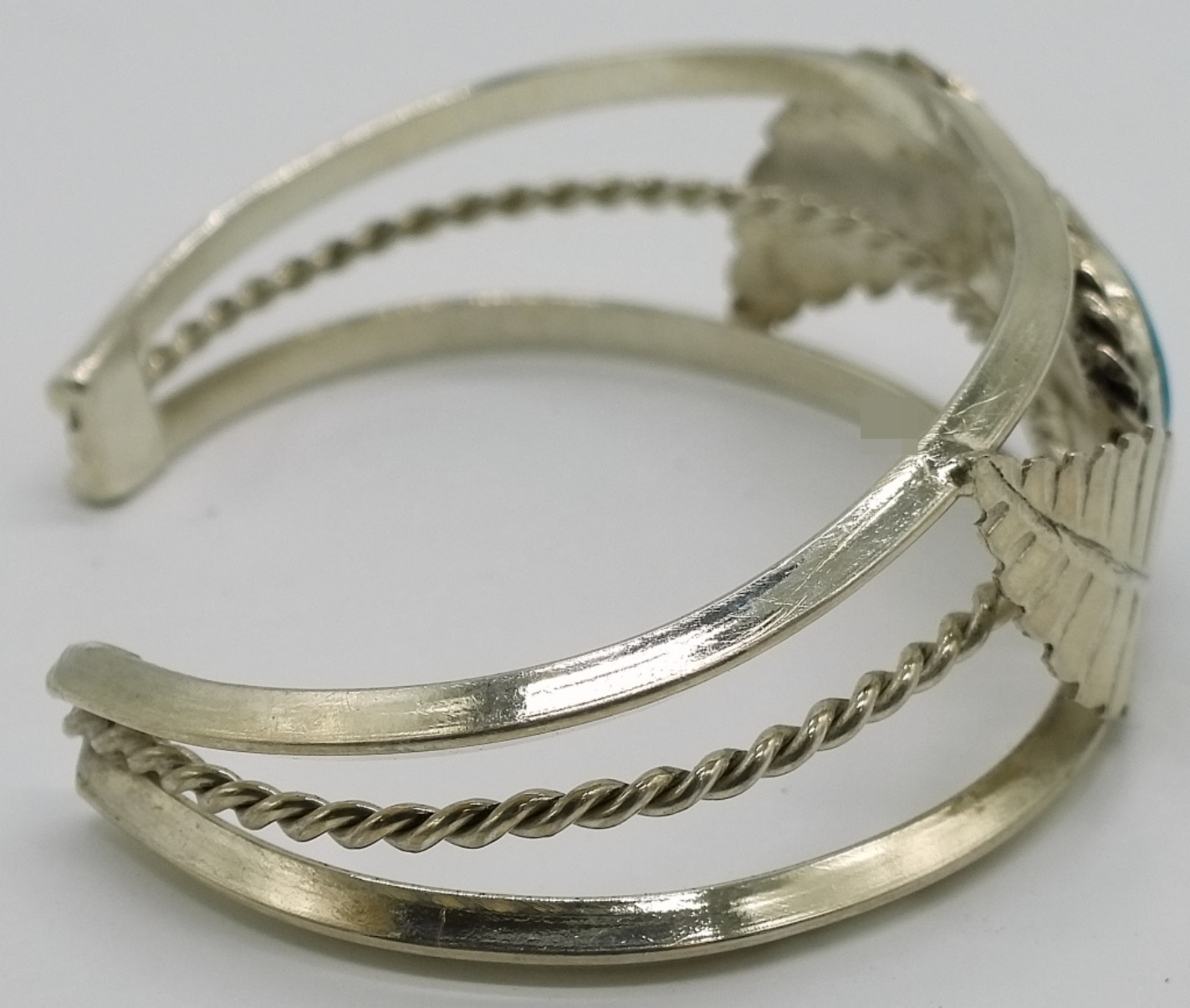 Sterling Turquoise Ring & Cuff Bracelet Set