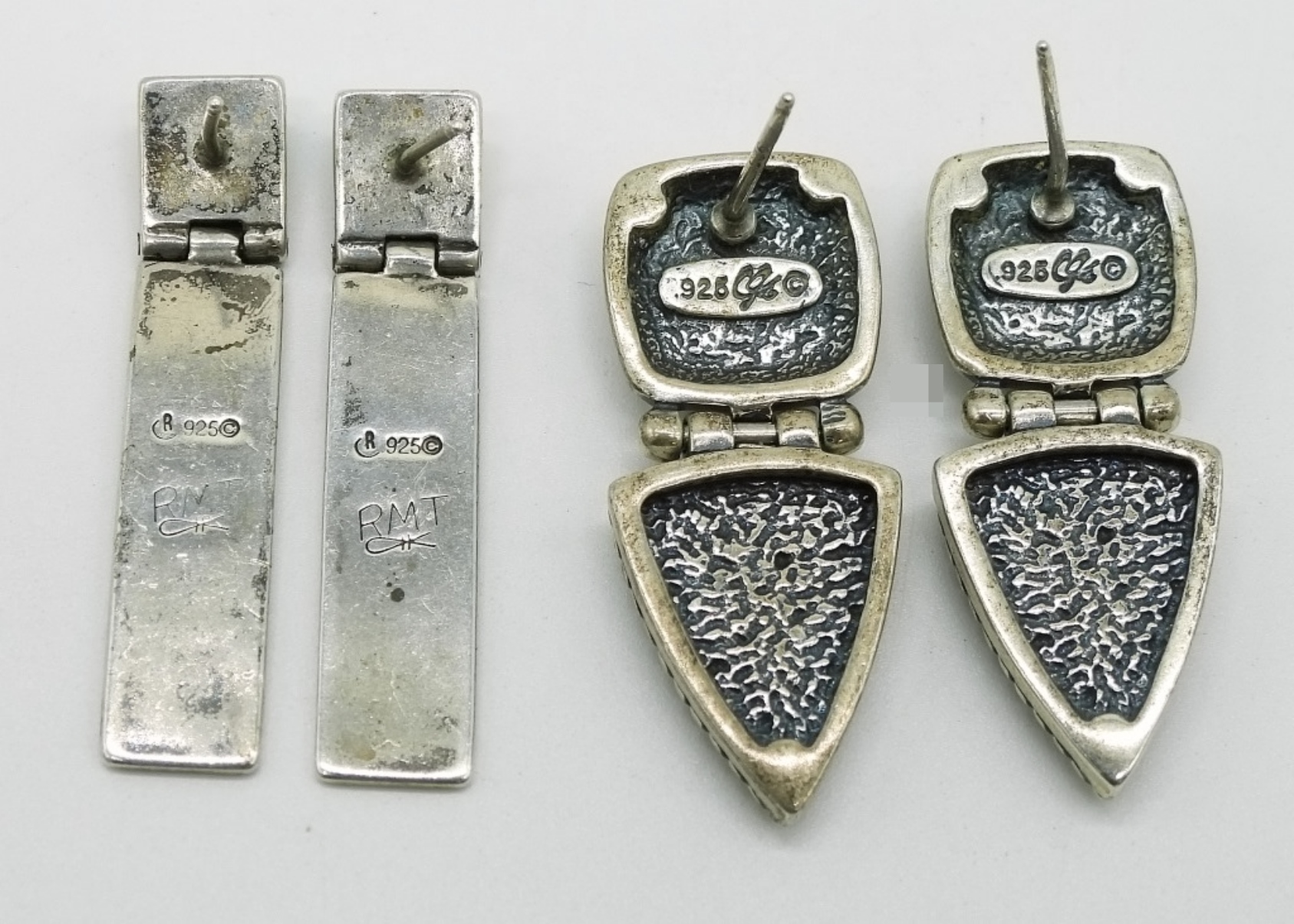 Carolyn Pollack Sterling Turquoise Earrings