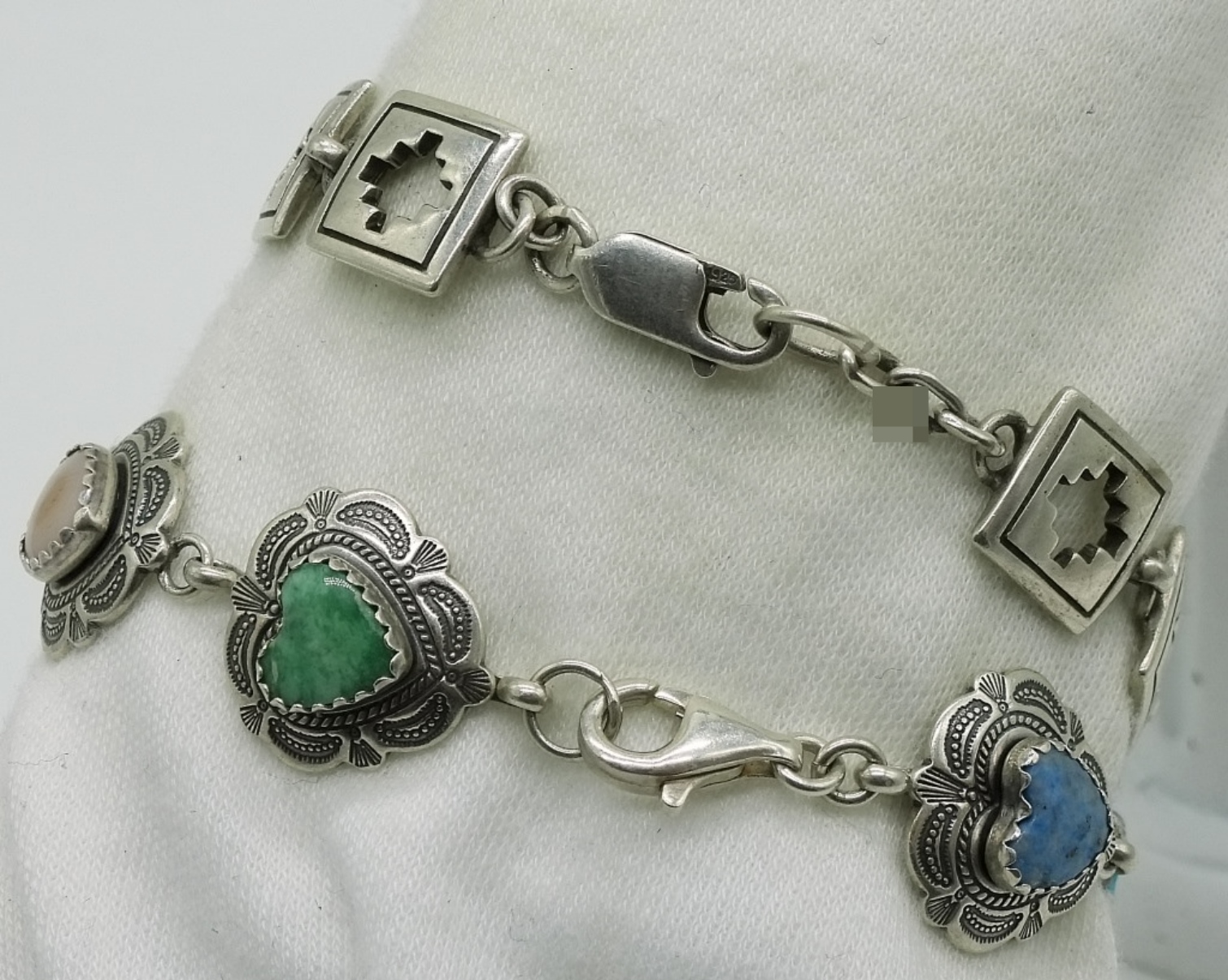 2 Sterling Southwest Style Bracelets