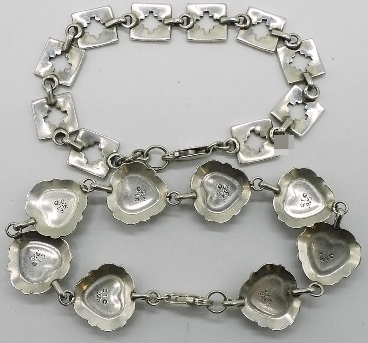 2 Sterling Southwest Style Bracelets
