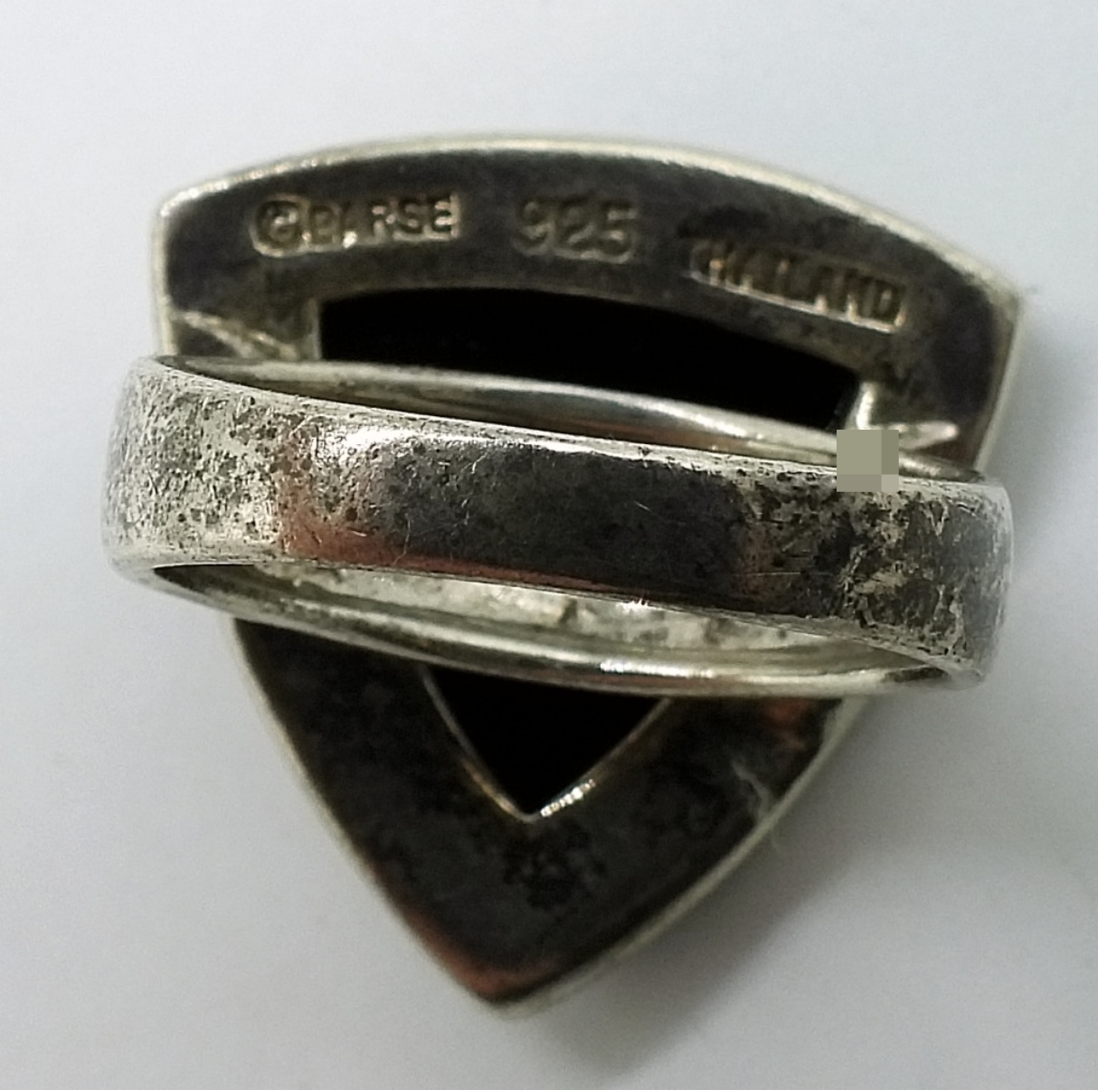 Sterling Silver Black Onyx Ring Lot, 3 Pieces
