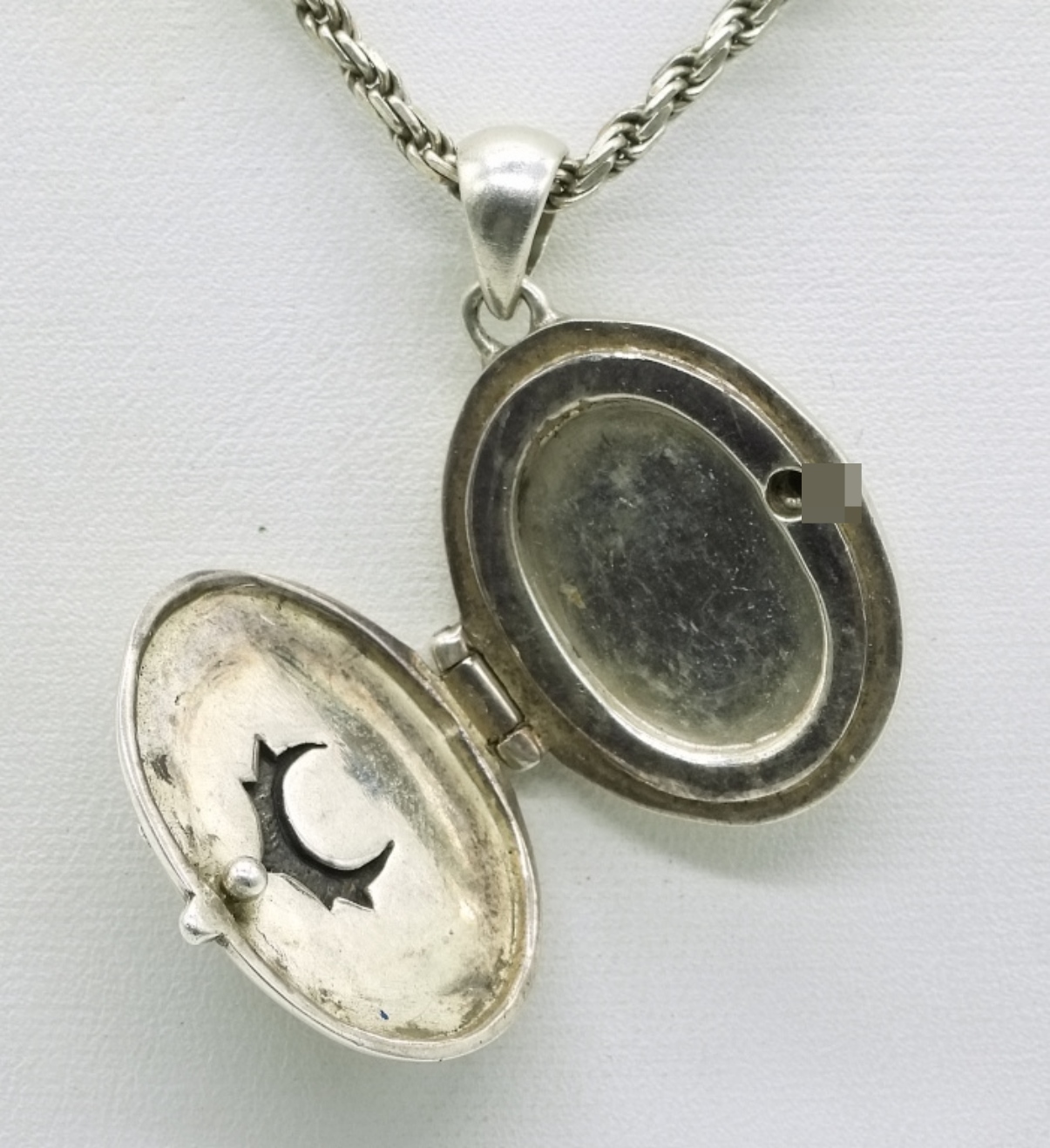 Sterling Locket Necklace & Rings