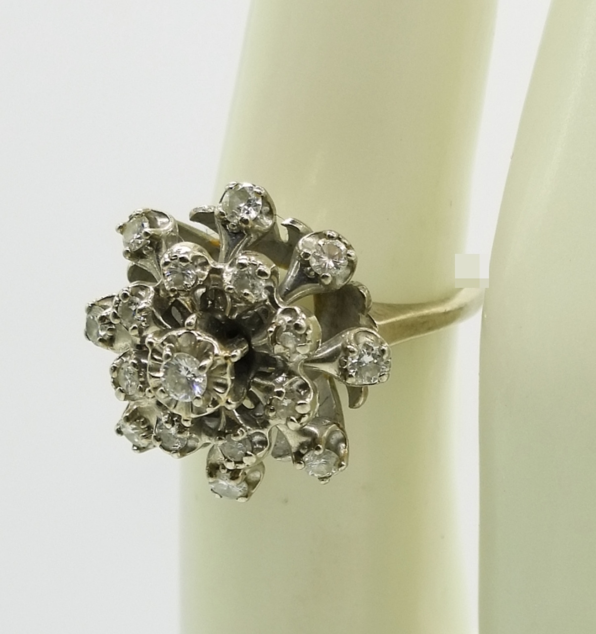 14k Gold and Diamond Cocktail Ring
