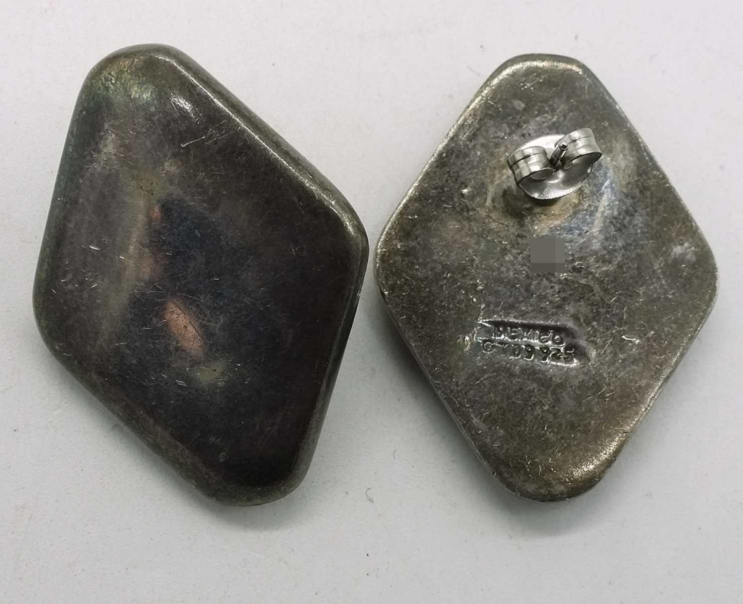 3 Sterling Earring Pairs - Taxco - Gold Filled