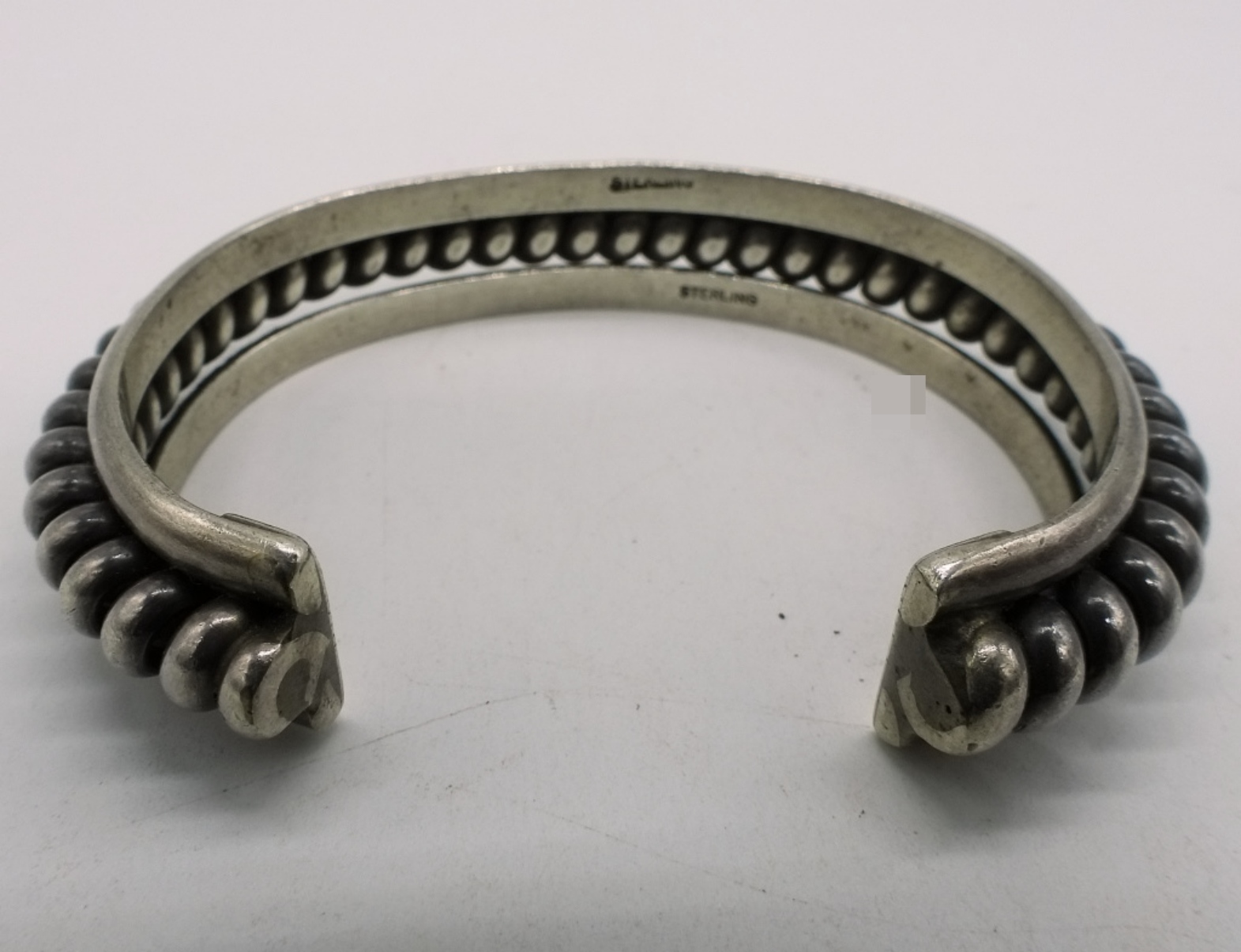 Heavy Sterling Cuff Bracelet-Twist Design