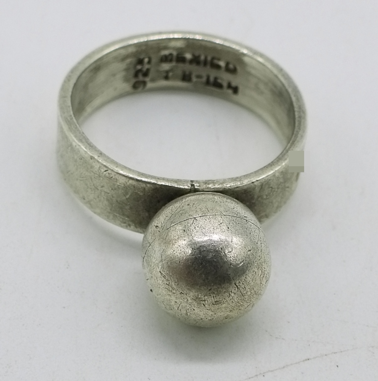 Sterling Silver Taxco Ring & Earring Lot