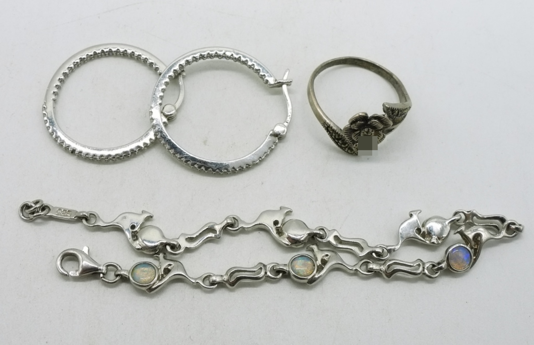 Mixed lot of Sterling Necklaces, Earrings & More