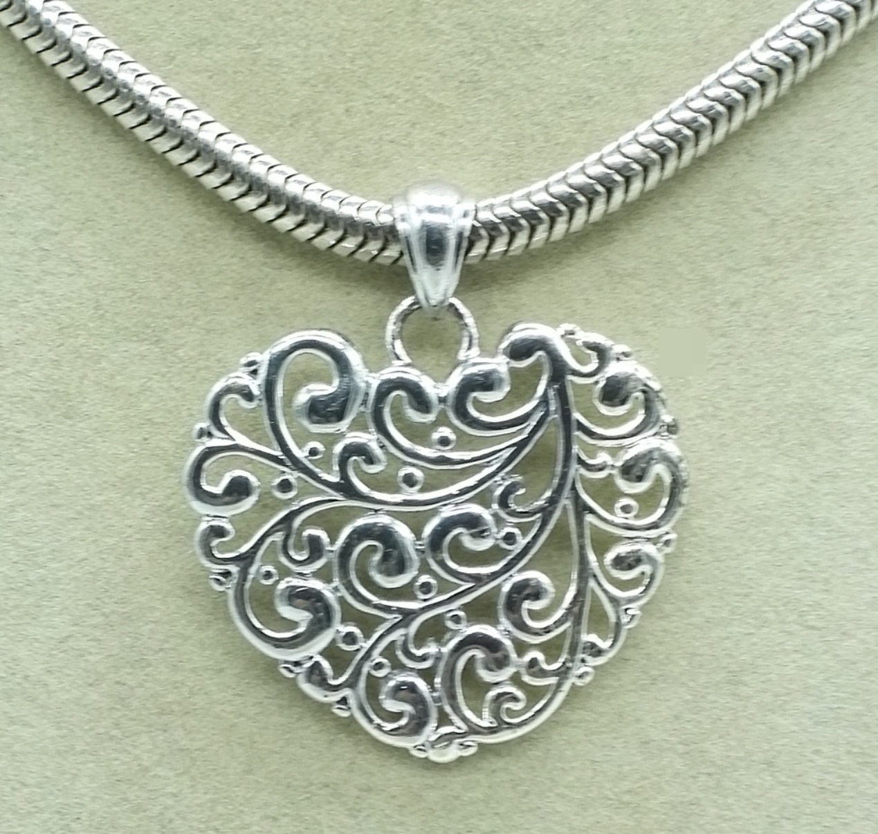 Heart Necklaces, Pearl & Abalone Rings - Sterling