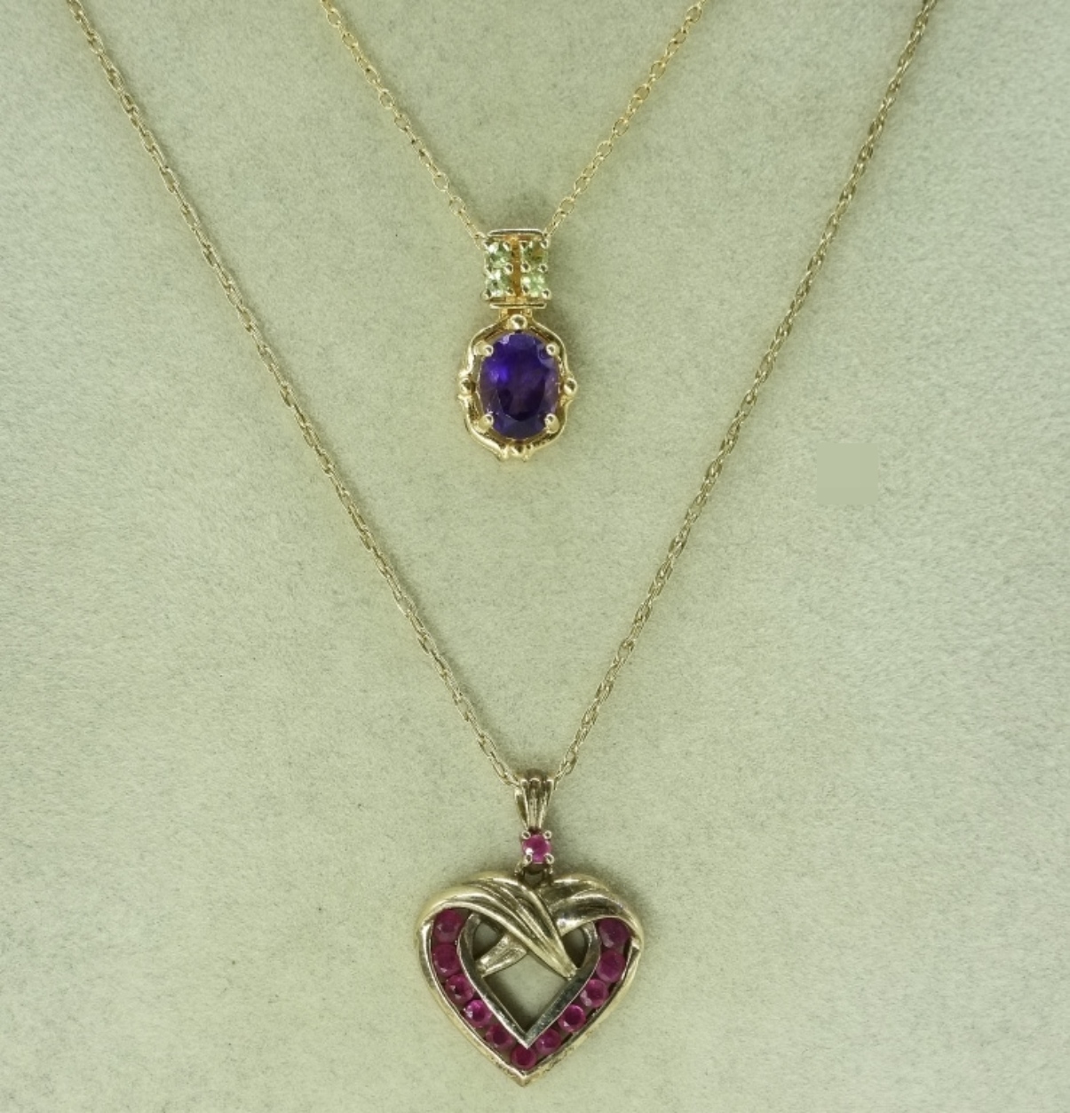 Gold Tone Sterling Rings & Necklaces
