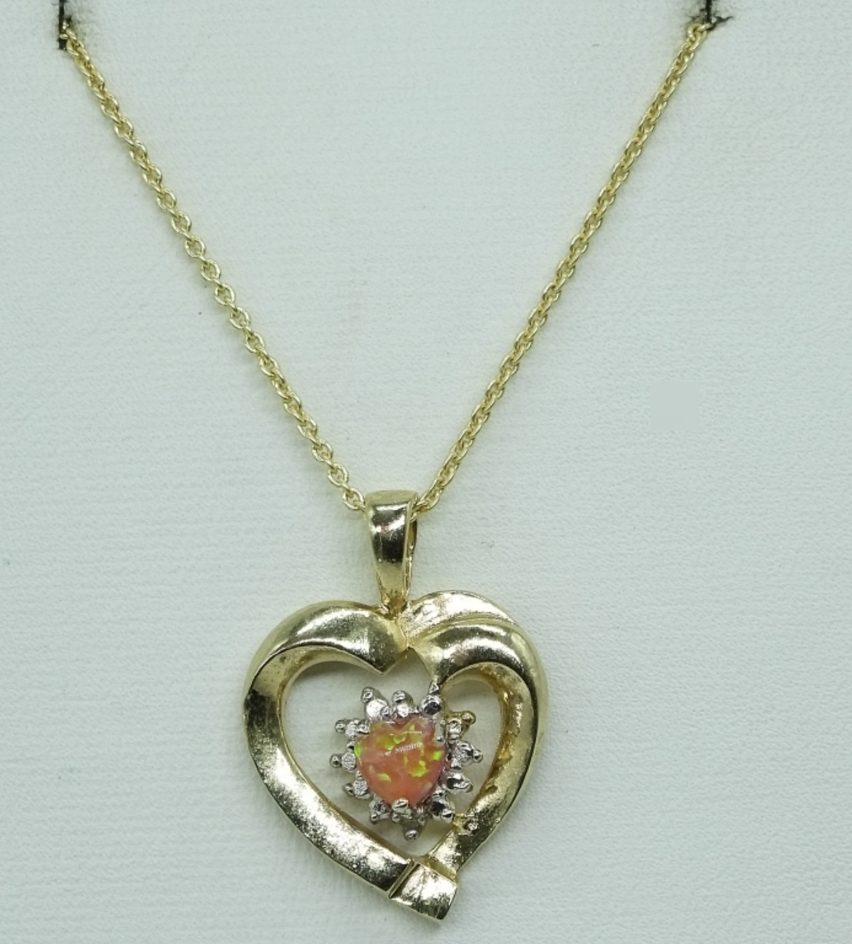 8 Pieces of Sterling Heart Shaped Jewelry