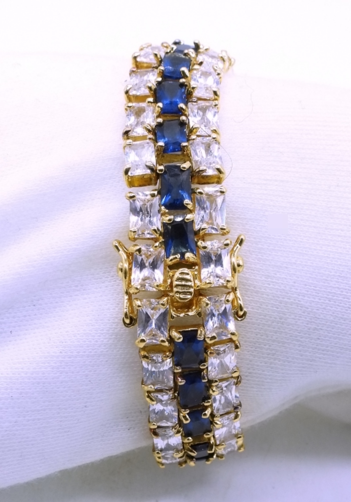 Nautical Necklace & Bracelet, Gold Tone Sterling