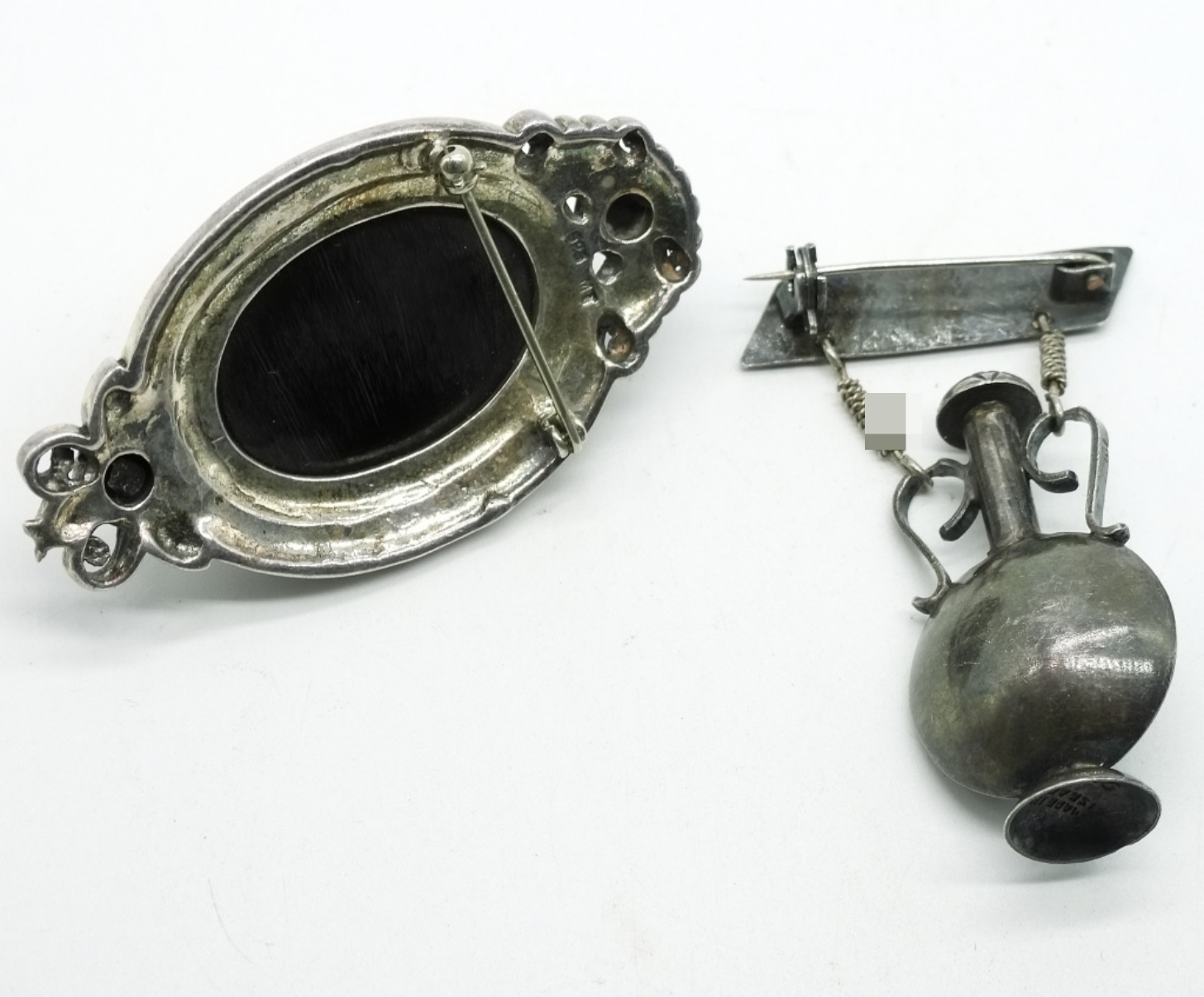 Two Sterling Vintage Brooches