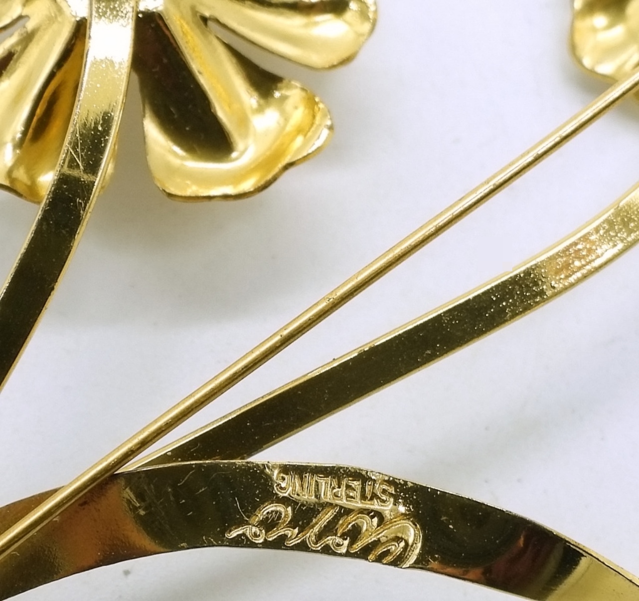 Coro Sterling Brooch & Tennis Bracelets