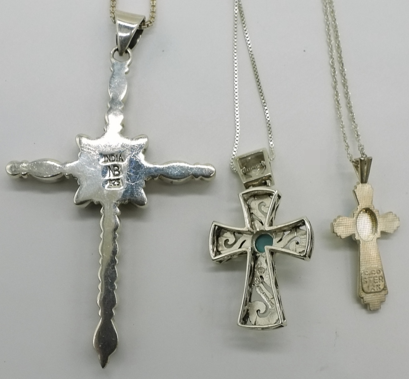 Nicky Butler & More Sterling Cross Necklaces