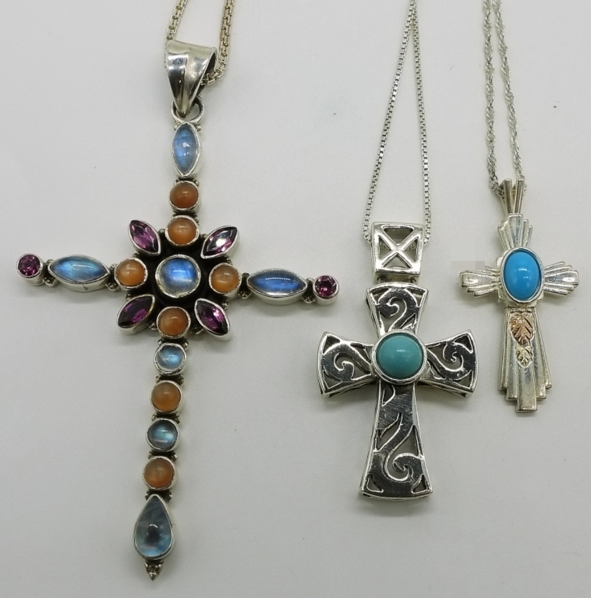 Nicky Butler & More Sterling Cross Necklaces