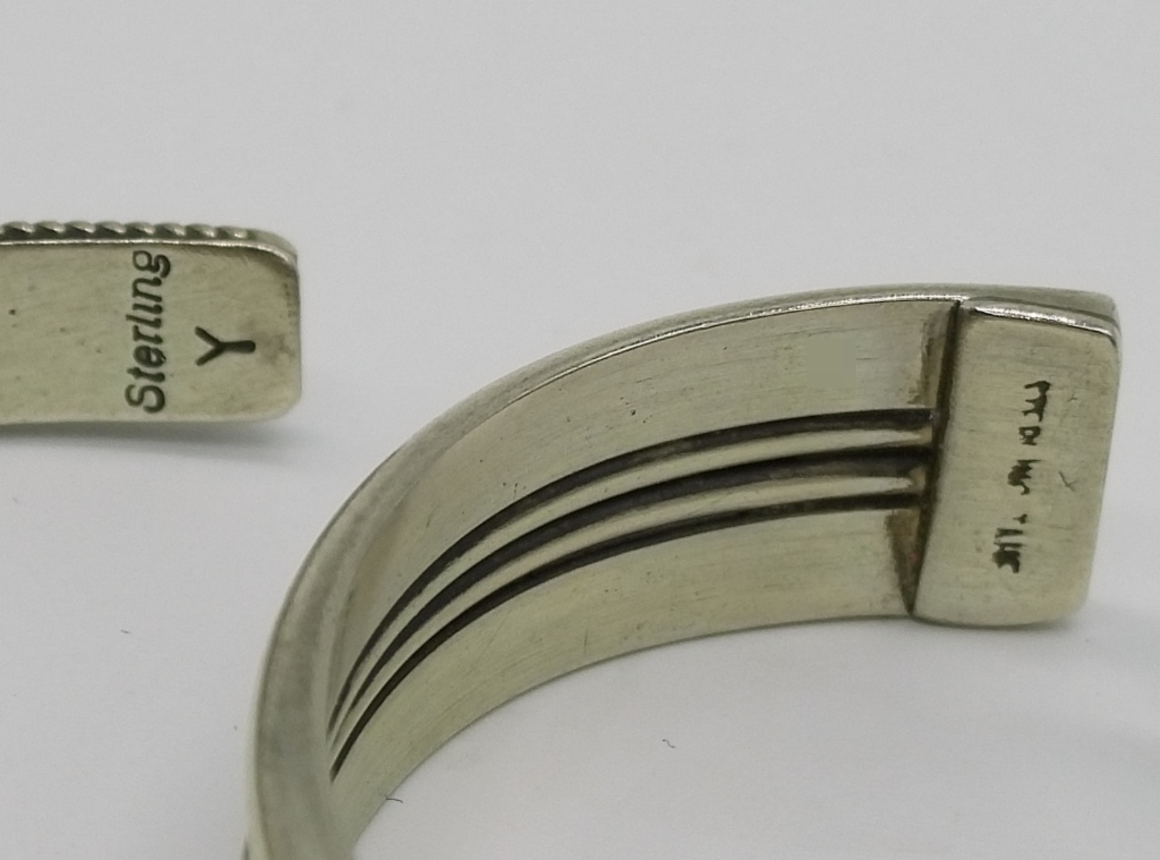 Sterling Cuff Bracelets, Pair