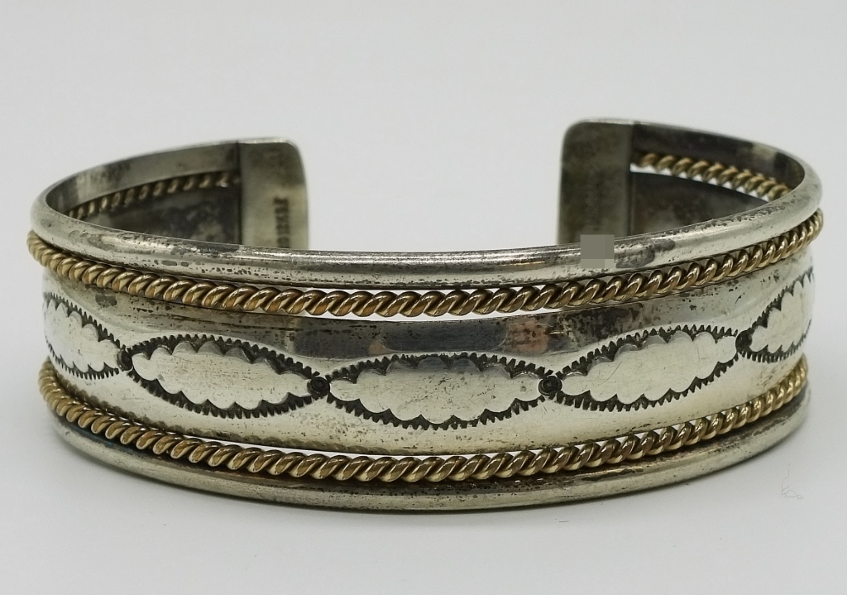 R.C. Little Navajo 925 Cuff Bracelet, 12KGE