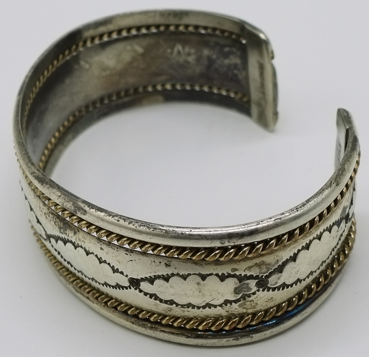 R.C. Little Navajo 925 Cuff Bracelet, 12KGE