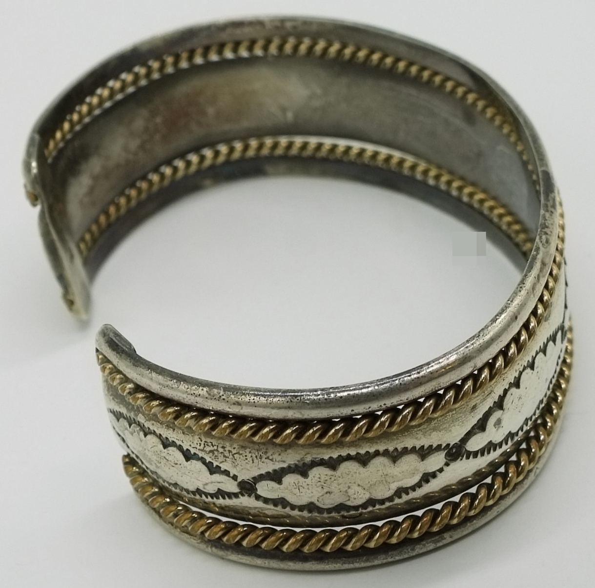 R.C. Little Navajo 925 Cuff Bracelet, 12KGE