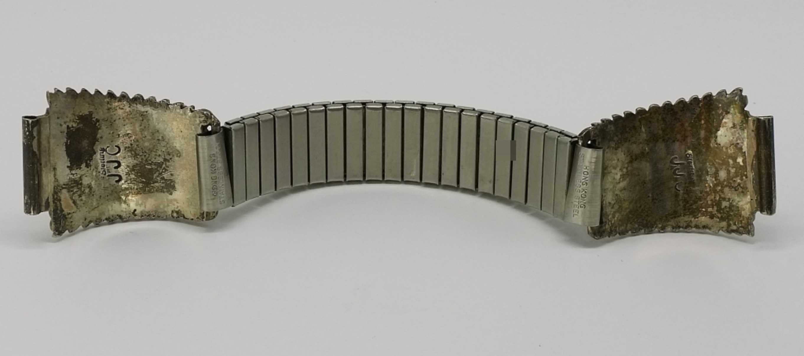 Sterling Turquoise Watch Band Bracelet, JJC
