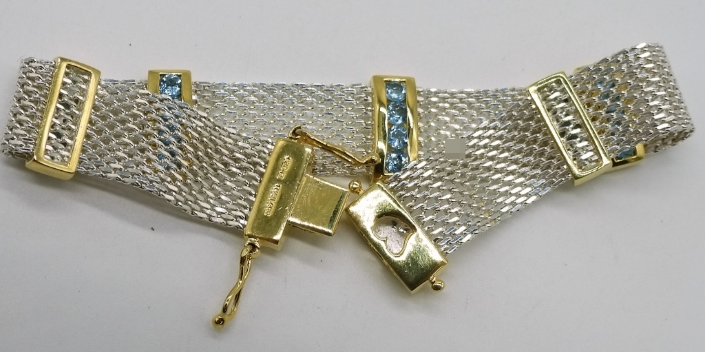 Sterling Blue Topaz Jewelry Set