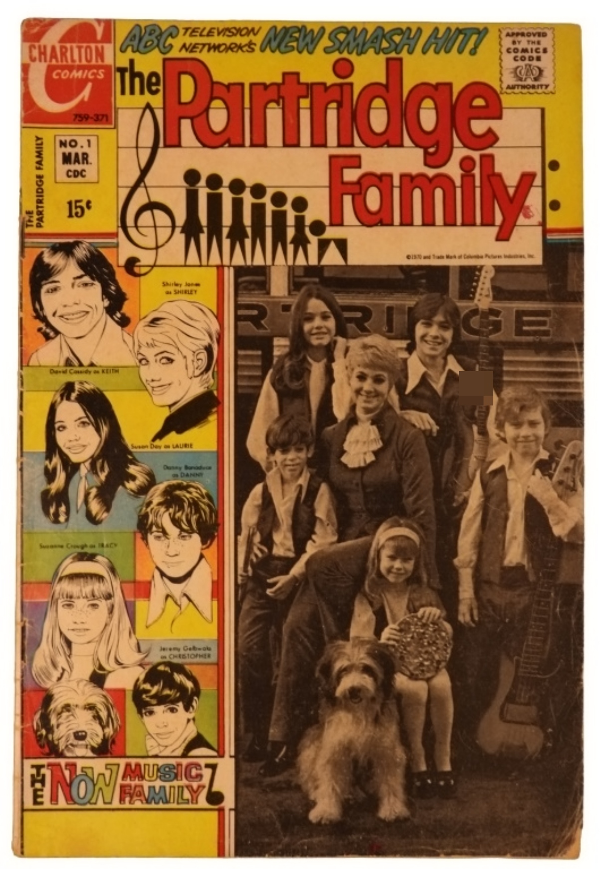 1971 The Partridge Family Charlton Comic