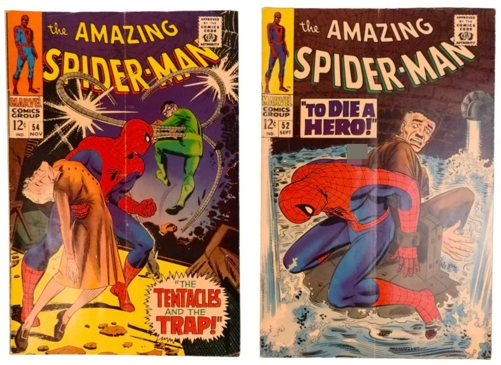 2-1967 Amazing Spider-Man #52 & #54 Marvel