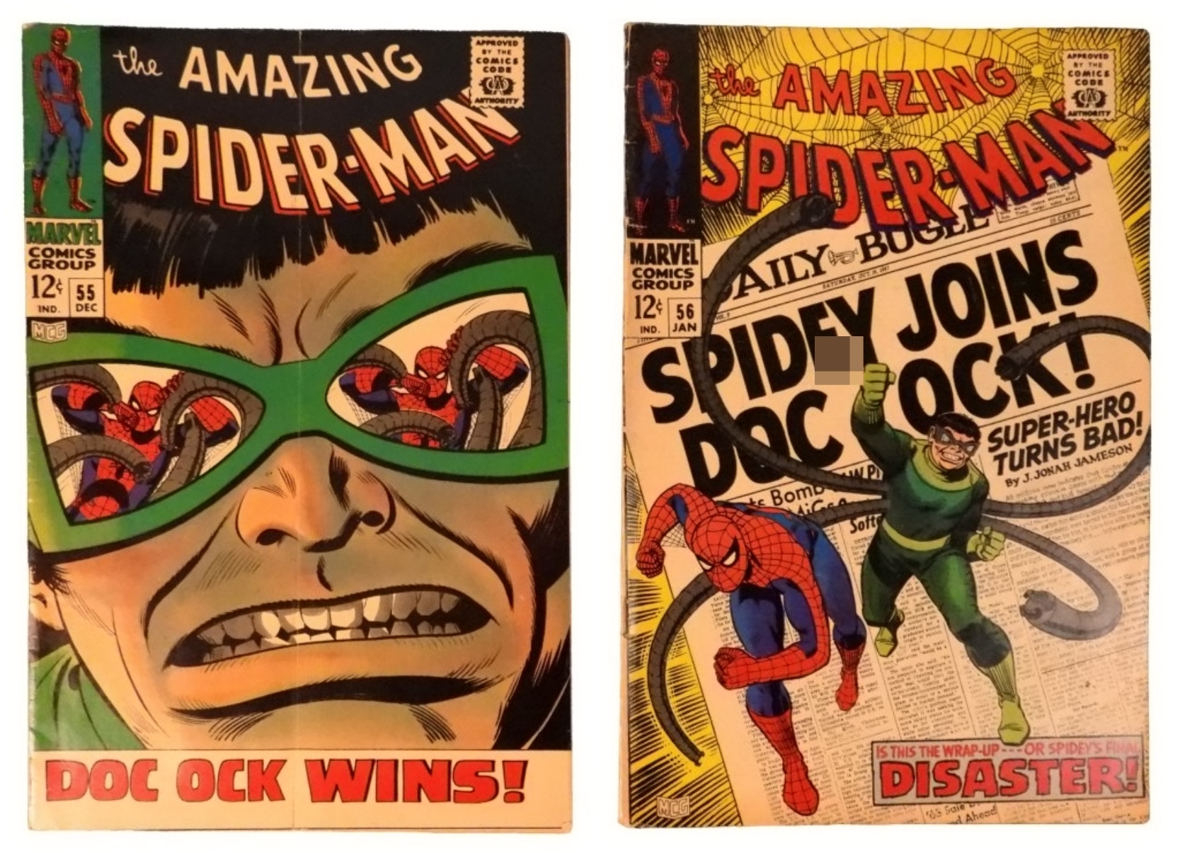 2-Amazing Spider-Man '67 #55 Doc Ock, '68 #56