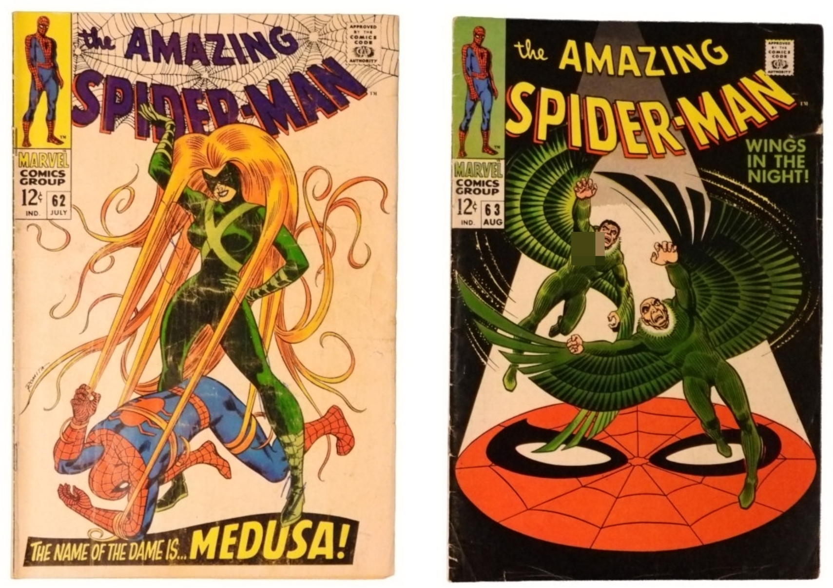 2-1968 Amazing Spider-Man #62 & #63 Marvel