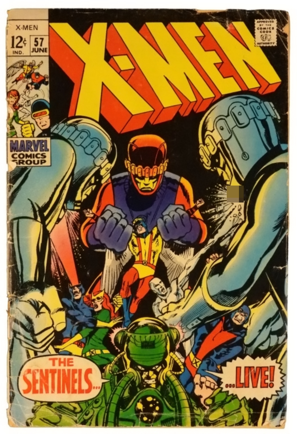 1969 X-Men #57 Marvel