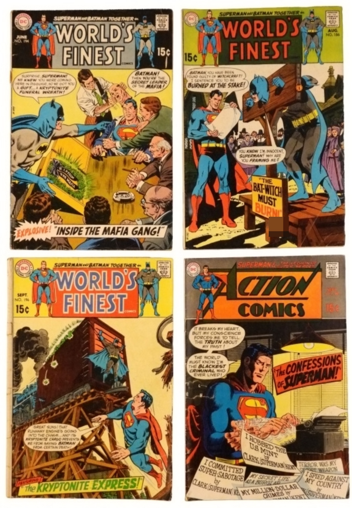 4-World's Finest & Action Comics DC