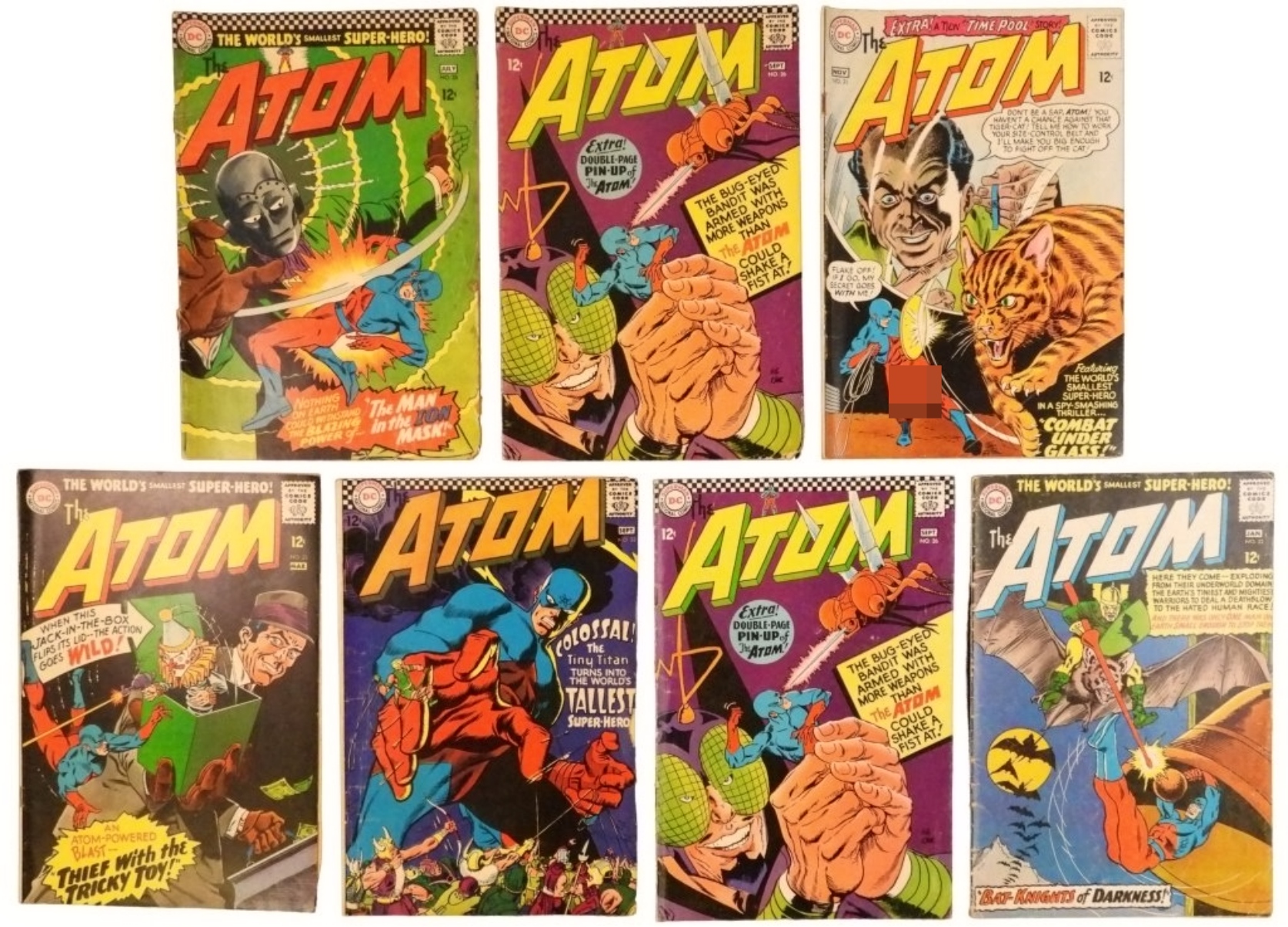 7-The Atom DC Comic Lot